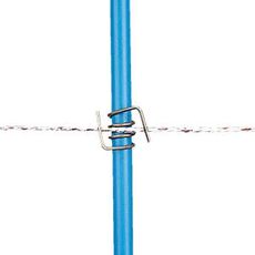 Stærke clips til PVC-pæle, ideelle til montering og fastgørelse.