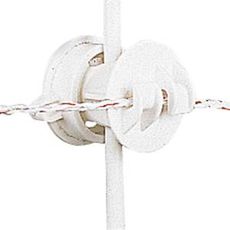 Hvid ekstra isolator til kabel, Ø6-16mm, 10 stykker, isolerer effektivt.