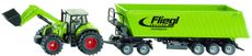 Claas-traktor med læsser, Dolly og anhænger, perfekt for traktorsamlere.