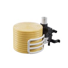 Ballegriber med rund balle i skala 1:16, perfekt til modellandbrug.