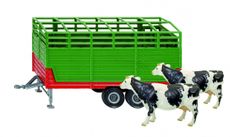 Model af dyretransportvogn, skala 1:32, ideel til samling.