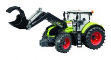 Claas Axion 950 med læsser i skala 1:16, perfekt til samlere og leg.