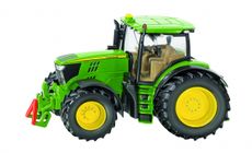 Model af John Deere 6210R i skala 1:32, perfekt til samlere.