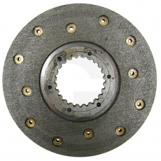 Bremseplade 152 mm med 24 tænder, tykkelse 12,4 mm til pålidelig bremsning.