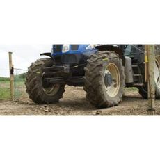 5 meters gennemkørselsport, robust design til gårdsbrug.