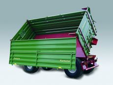 Dobbeltsidet tipvogn i 1:32 skala, ideel til agrar- og konstruktionsmodeller.