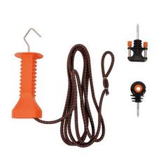 Elastisk reblåge i terra til fleksibel indhegning, tilpasset forskellige anvendelser.