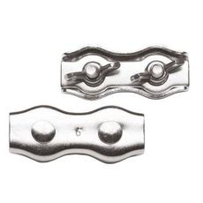 Rebtilslutning med vingemøtrik, praktisk og let at installere.