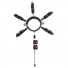 Nedløbsrørsklemme fra Mårdsæt, robust og holdbar til installationsbehov.