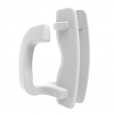 Isolator for Multi tråd pæl Hvid (20), sikker og holdbar isolering til hegn.