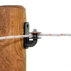 Rulløhjørneisolator (30x), perfekt til at sikre din hegnsinstallation.