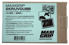 Skruedub, 25 mm, perfekt til sikker fastgørelse af udstyr.