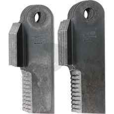 Sæt med 8 halmsnitterknive, venstre, til effektiv halmhåndtering og forarbejdning.