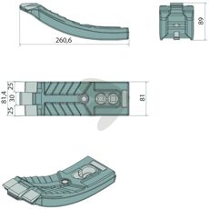 Spids 498383, designet til effektiv og hurtig udførelse i landbrug og byggeri.