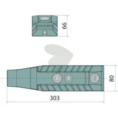 Spids 310031, holdbar og alsidig, perfekt til forskellige applikationer inden for landbrug.