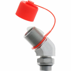 Justerbar fyldeanslutning 45° M20x1,5