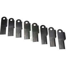 8-pak halmknive til højere effektivitet i halmbearbejdning og landbrugsarbejde.