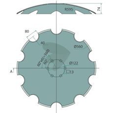 Robust tallerken til jordbearbejdning og forbedret jordstruktur.