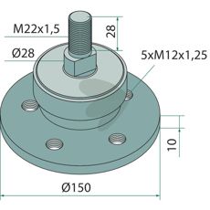 Lager til jævn drift af forskellige landbrugsmaskiner og udstyr.