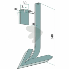 Harvetand med skær - 405610
