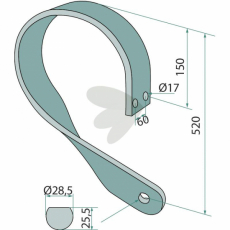 Fjederstift Venstre 915994