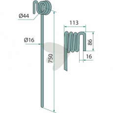 Efterharvspind Kverneland - A1358974