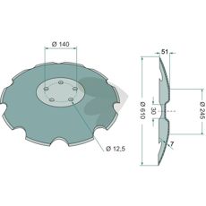 Tallerken model 154626, perfekt til servering og praktisk brug.