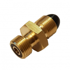 Flaskekobling DIN - POL Tysk - Svensk Gasadapter