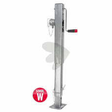 Støtteben til trailer 3270kg, Justering 300mm