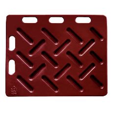 Rød drivplade, 94 x 76 cm, ideel til effektiv drift af maskiner.