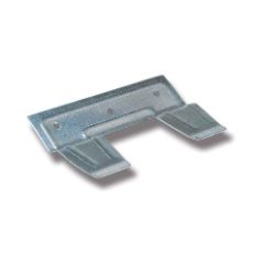 Robust vægbeslag i plade til kalv- og lammebar installation.