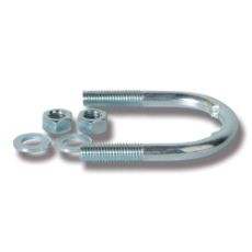 Rørbeslag der passer til 1 1/4-2 rør, perfekt til installation.