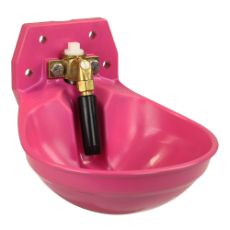 Rosa plastvandkop Suevia 12P R20, en farverig vanddeler.