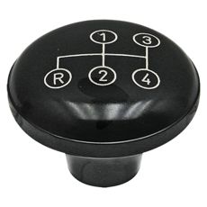 Gearknop designet til komfort og bedre greb under kørsel.