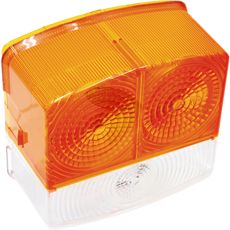 Lampglas til traktorer, holdbart og klart for optimal belysning.