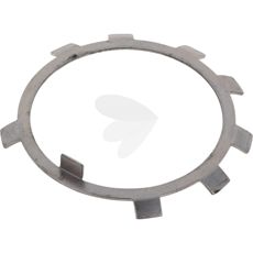 Låseplader som anvendes til at sikre forskellige komponenter og dele.