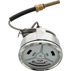 Kombiinstrument der samler flere funktioner, vigtig for traktorens drift og sikkerhed.