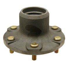 Hjulnav, centralt i hjulsystemet for at støtte vægten.