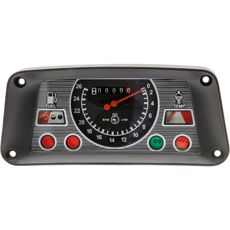 Kombiinstrument som viser vigtige oplysninger for at overvåge traktorens status.