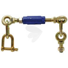 Kraftig spændekæde der garanterer sikkerhed ved lastning og transport af materialer.