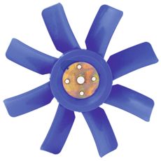 Blæserblad, der effektivt køler motorer og forbedrer driftssikkerheden.