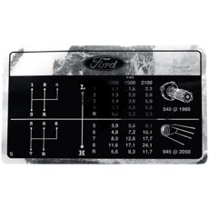 Selvklæbende LGF dekal til anhængere og traktorer.