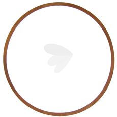 O-ring som sikrer tæthed i forskellige maskinapplikationer.