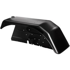 Stænkskærm der beskytter køretøjet mod snavs og affald under kørsel.