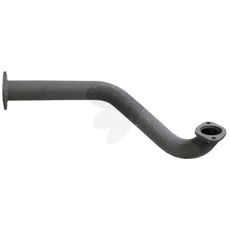 Udledningsrør nederst for sikker borttransport af udstødningsgasser fra motoren.