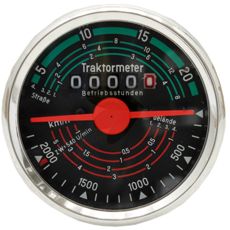 Traktormeter designet til at måle effektivitet ved traktorbrug.