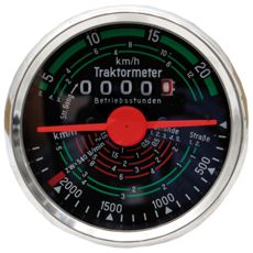 Pålidelig traktormeter til nøjagtig aflæsning af hastighed og afstand.