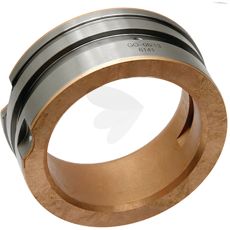 Aksiallagerbøsning der giver stabilitet og reducerer friktion.