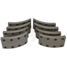 Bremseklodser til sikkerhed og effektiv bremsning, 18 mm tykke.