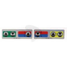 Almindelig LGF dekal, nødvendig til sikker anvendelse af landbrugsmaskiner.